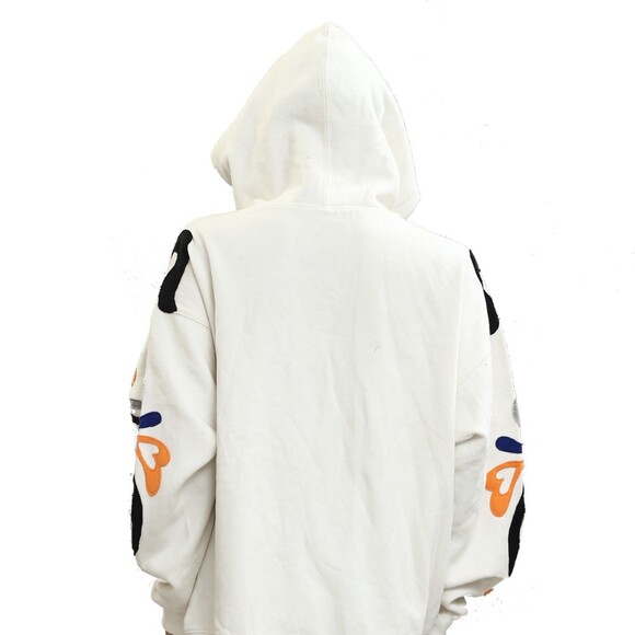 Free People We The Free It's A Vibe Swirl Hoodie Sweatshirt Top Ribbed M 281999 - Picture 6 of 6